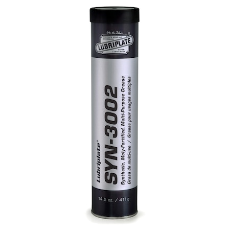 Lubriplate Syn 3002, 40 Cartridges, Synthetic, Lithium Complex, Moly-Disulfide General Purpose Grease, PK40 L0316-098